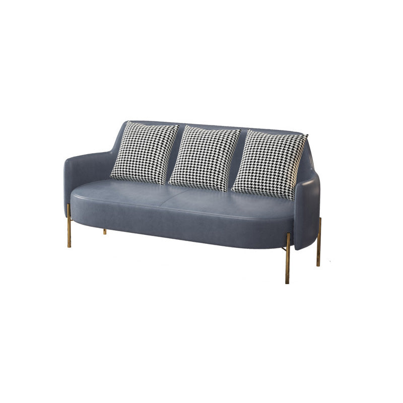 Standard Square Arm Sofa Couch Contemporary Tight Back Setee