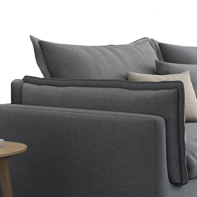 Stationary Living Room Pillow Top Arm Standard Light-grey Seating