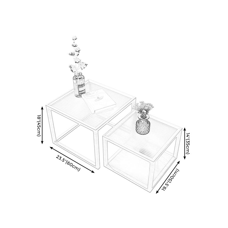 Scandinavian Solid Wood Square Coffee Cocktail Table in Natural