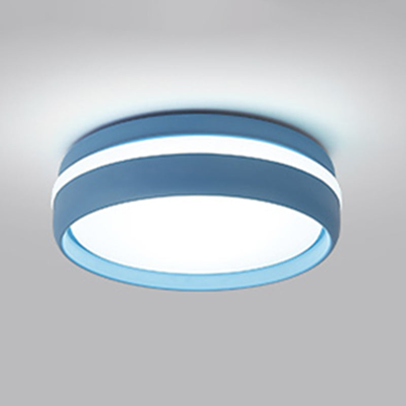 Metal Ceiling Mount Light Fixture Circle Modern Ceiling Light Fixture