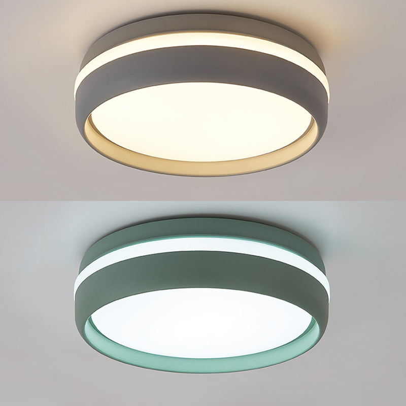 Metal Ceiling Mount Light Fixture Circle Modern Ceiling Light Fixture