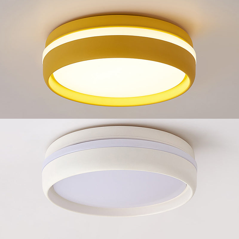 Metal Ceiling Mount Light Fixture Circle Modern Ceiling Light Fixture