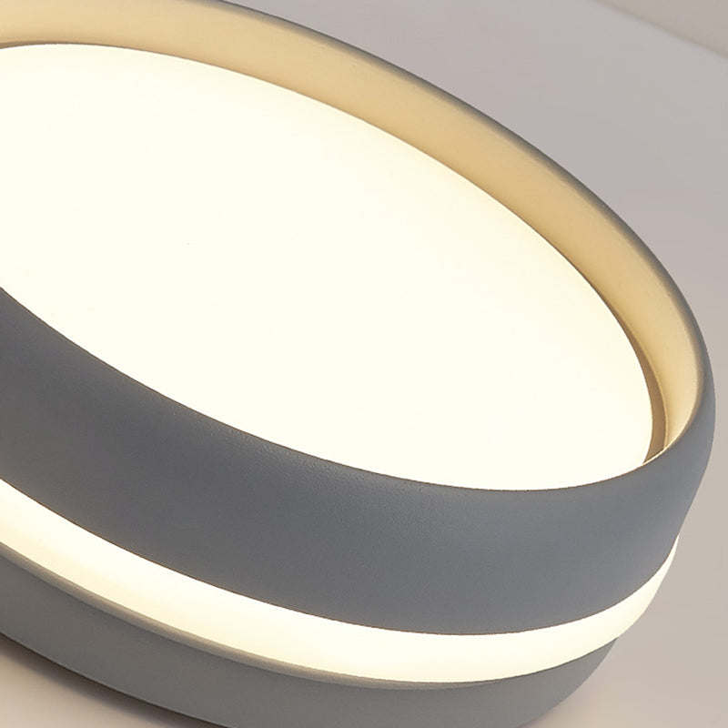 Metal Ceiling Mount Light Fixture Circle Modern Ceiling Light Fixture