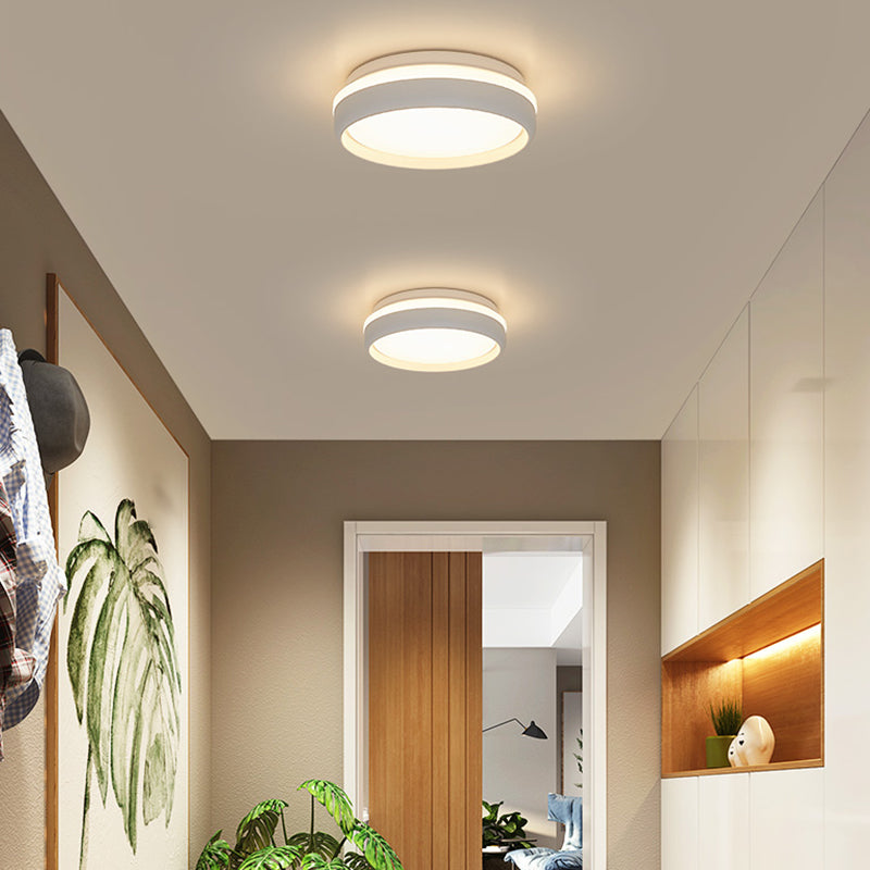 Metal Ceiling Mount Light Fixture Circle Modern Ceiling Light Fixture