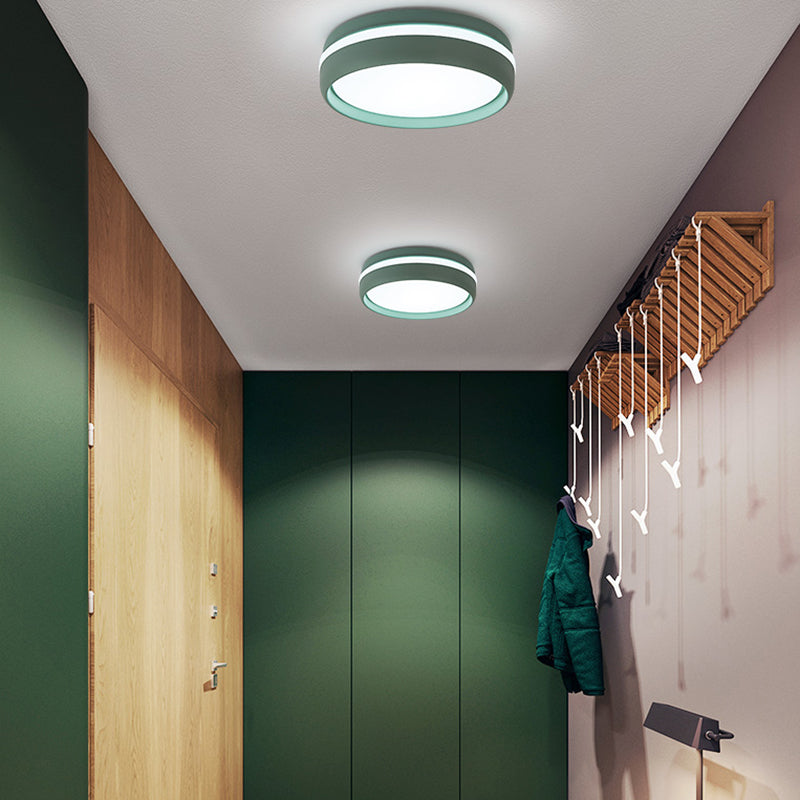 Metal Ceiling Mount Light Fixture Circle Modern Ceiling Light Fixture