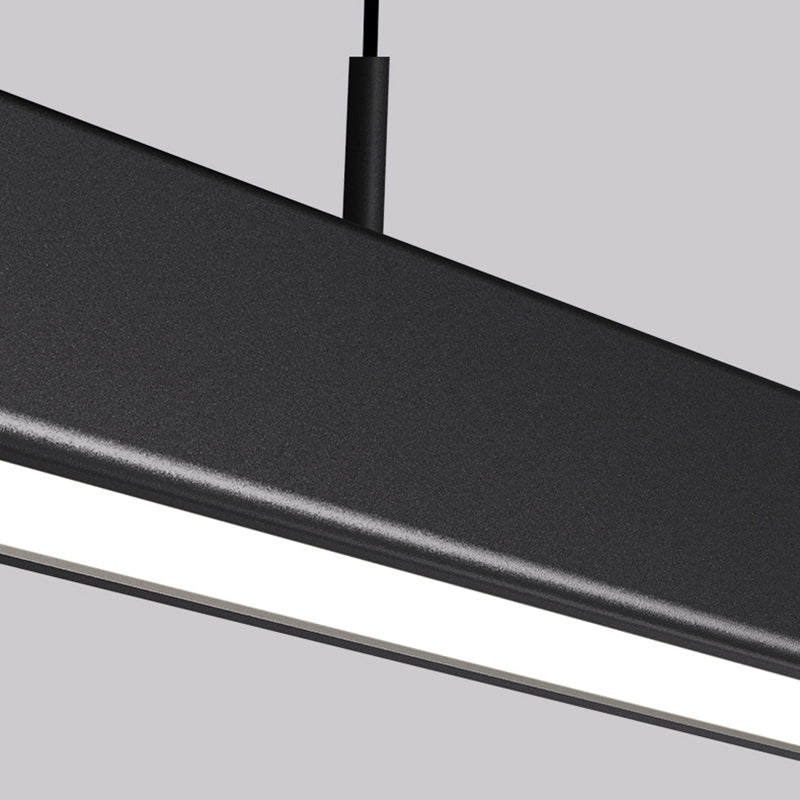 Rectangular Shape Island Pendant Modern Style Metal 1 Lights Island Lighting for Bedroom