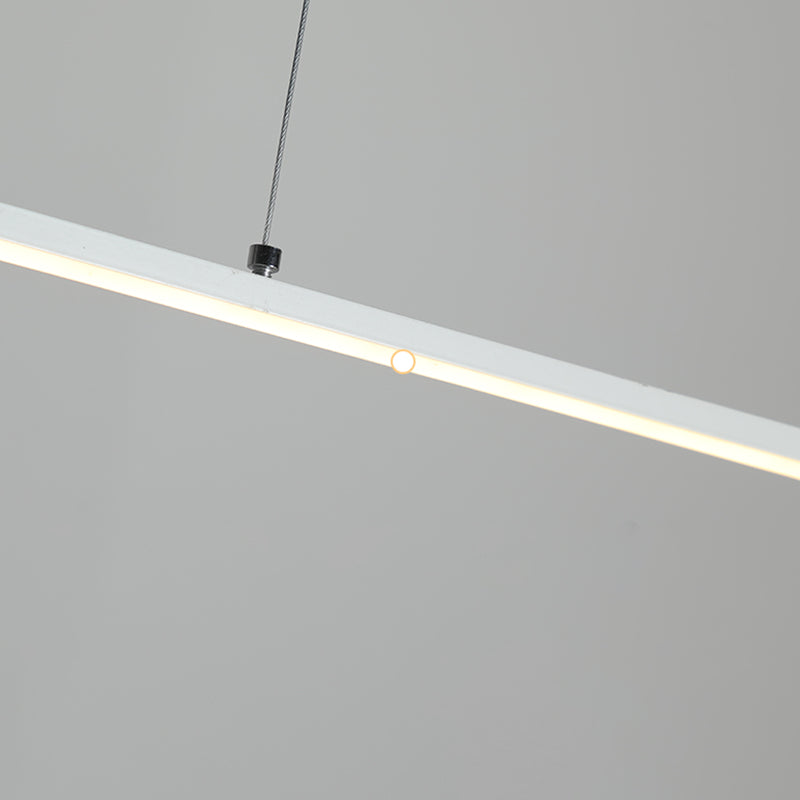 Simple Style Adjustable Length Hanging Lamp 3-Light Island Light Fixture for Kitchen