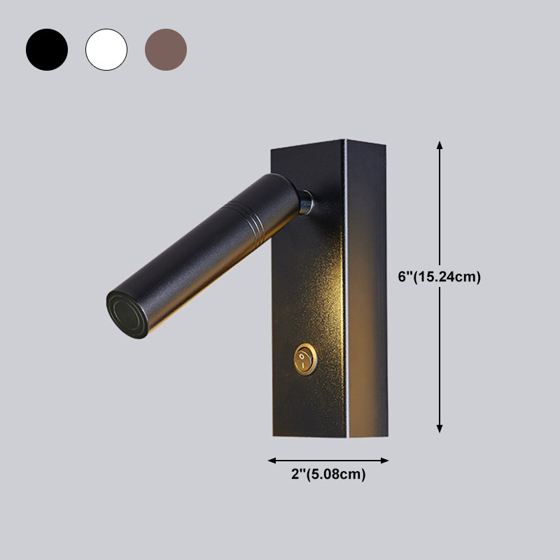 Modern Style Wall Washer Light Minimalist Metallic LED Wall Sconce for Sitting Room