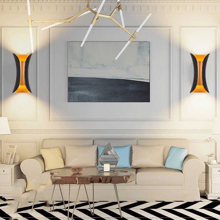 Modern Metal Wall Mount Light LED Wall Light with Aluminum Shade for Living Room