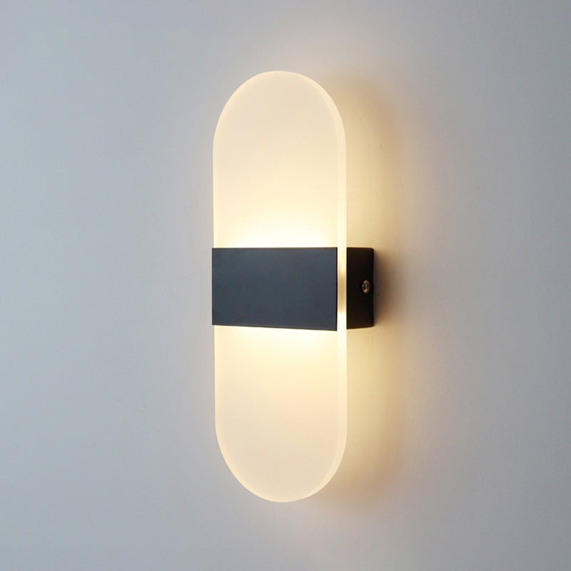 Modern Style Wall Mount Light LED Wall Light with Acrylic Shade for Living Room