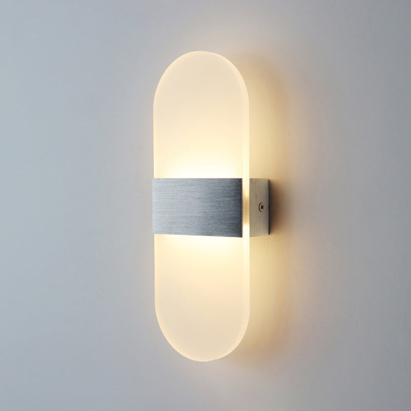 Modern Style Wall Mount Light LED Wall Light with Acrylic Shade for Living Room