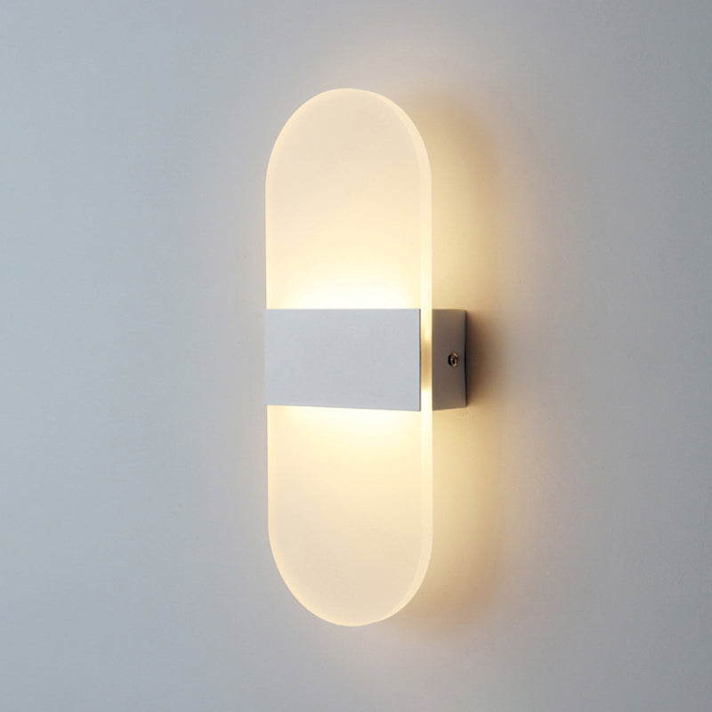 Modern Style Wall Mount Light LED Wall Light with Acrylic Shade for Living Room