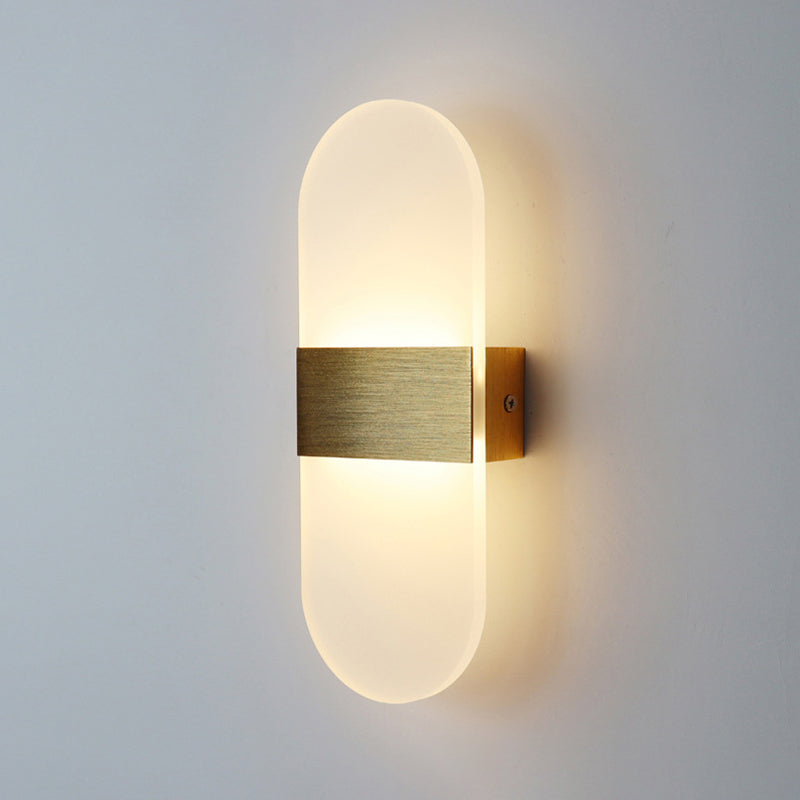 Modern Style Wall Mount Light LED Wall Light with Acrylic Shade for Living Room