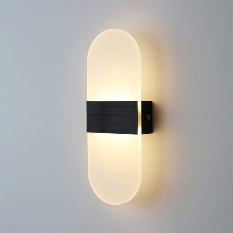 Modern Style Wall Mount Light LED Wall Light with Acrylic Shade for Living Room