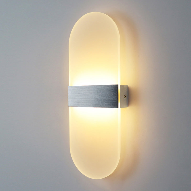 Modern Style Wall Mount Light LED Wall Light with Acrylic Shade for Living Room
