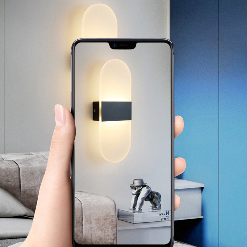 Modern Style Wall Mount Light LED Wall Light with Acrylic Shade for Living Room