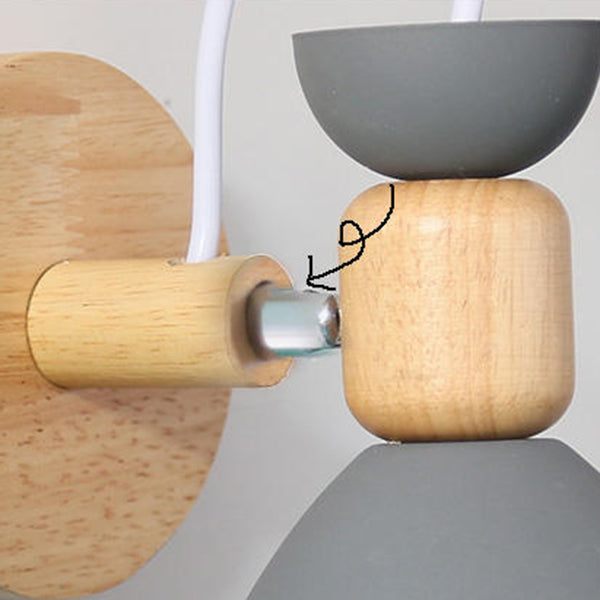 Multi-Colored Wall Sconce Nordic Minimalist Wall Light Sconces for Bedroom