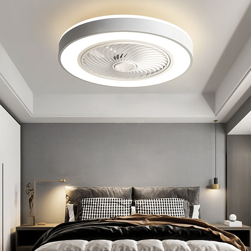 Modern Style Ceiling Fan Lamp Metal Ceiling Fan Lighting for Living Room