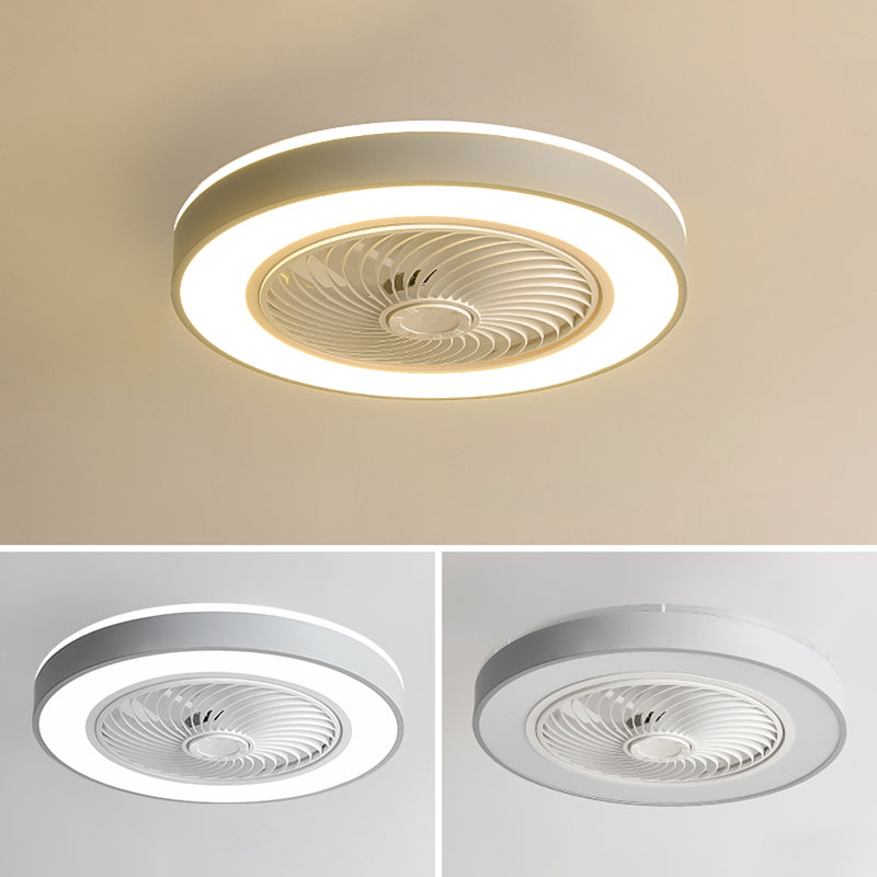 Modern Style Ceiling Fan Lamp Metal Ceiling Fan Lighting for Living Room