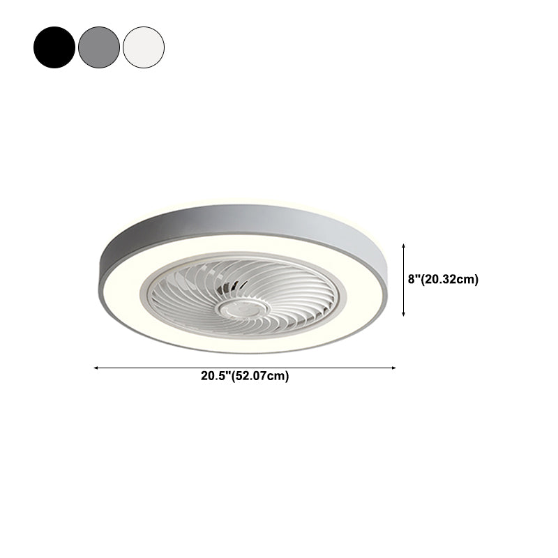 Modern Style Ceiling Fan Lamp Metal Ceiling Fan Lighting for Living Room
