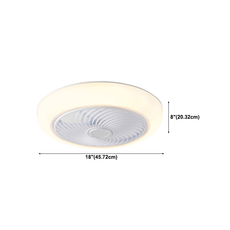 Modern Style Ceiling Fan Lamp Metal Ceiling Fan Lighting for Living Room