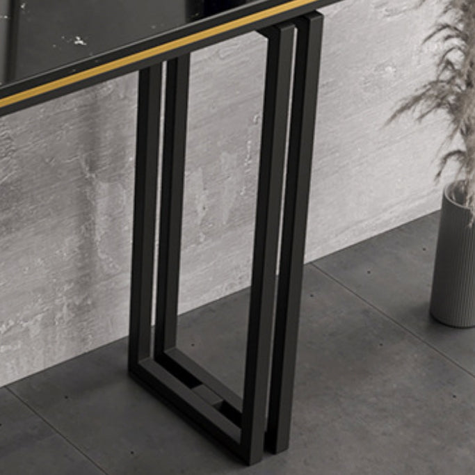 Sled Basic Console Table with Rectangle Top Sofa Console Table