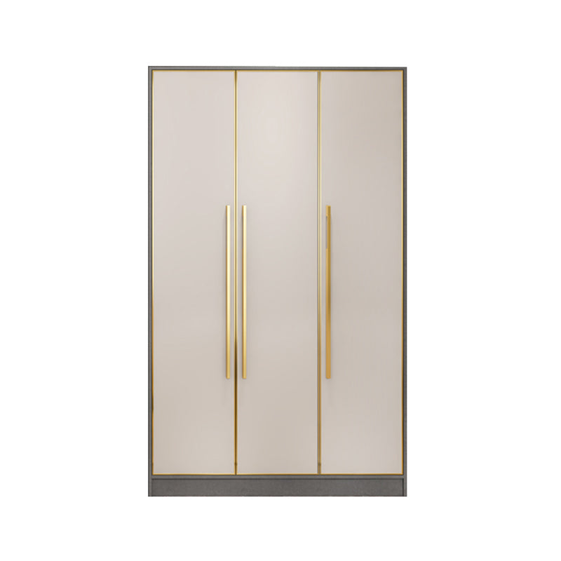 Wooden Wardrobe Cabinet with Soft Close Doors Hinged Wardrobe Armoire