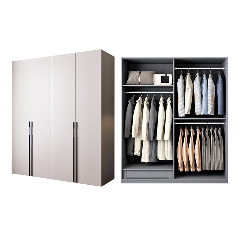 Contemporary Wooden Wardrobe Soft Close Door Wardrobe Closet