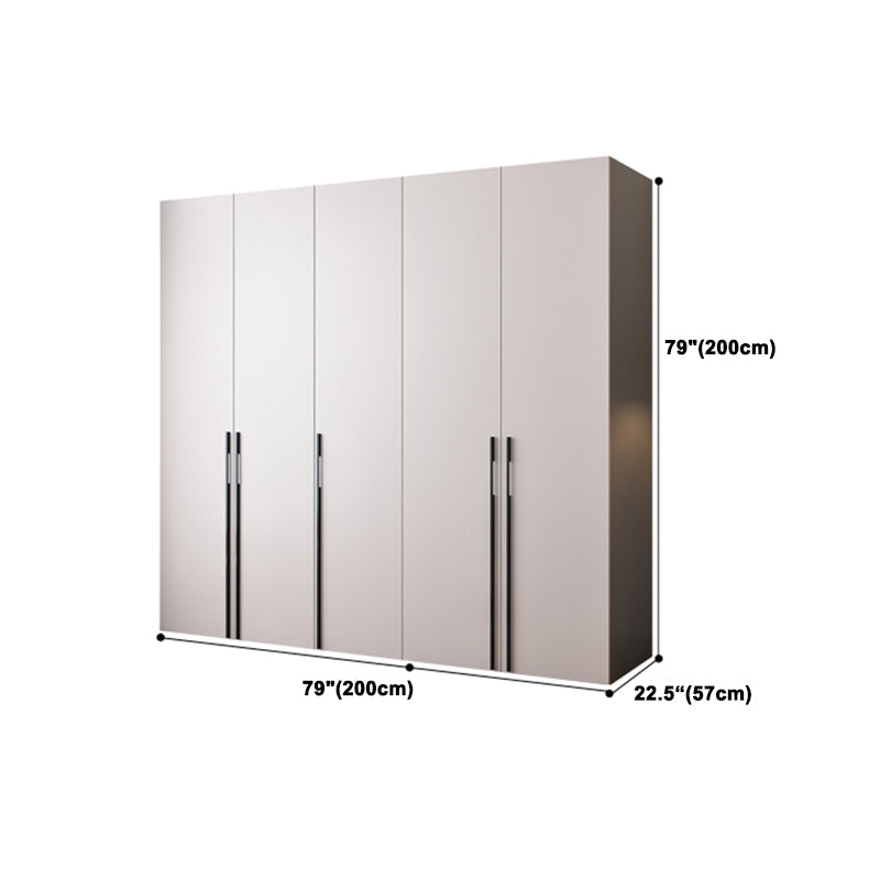 Contemporary Wooden Wardrobe Soft Close Door Wardrobe Closet