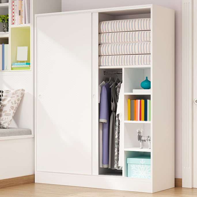 Contemporary Wardrobe Cabinet Sliding Storage Cabinet for Home