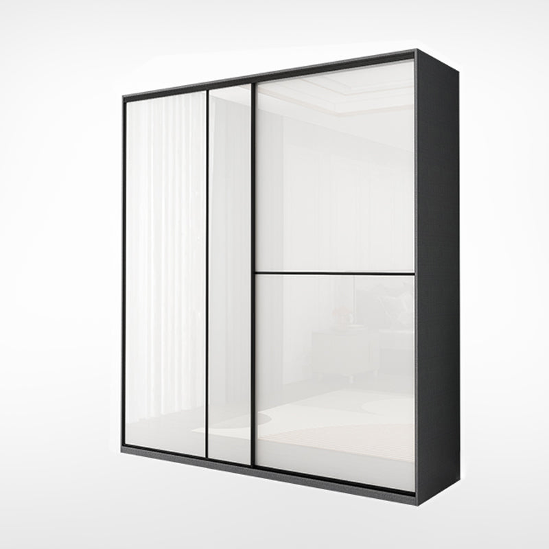 Manufactured Wood White Storage Cabinet Modern Cabinet with Drawers