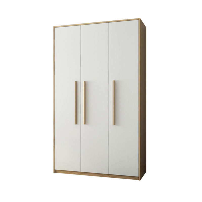 Modern Style Home Wardrobe Armoire Solid Wood and Engineered Wood Wardrobe Cabinet