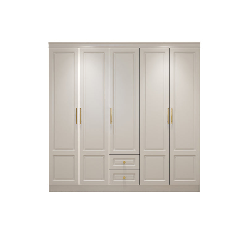 Contemporary Wooden Wardrobe Soft Close Drawer Wardrobe Closet for Bedroom