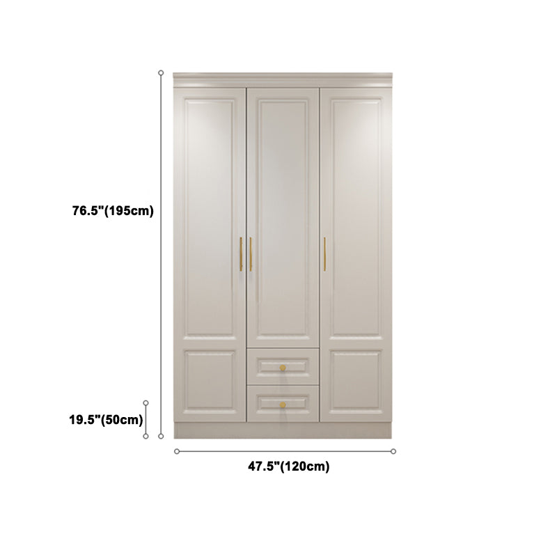 Contemporary Wooden Wardrobe Soft Close Drawer Wardrobe Closet for Bedroom