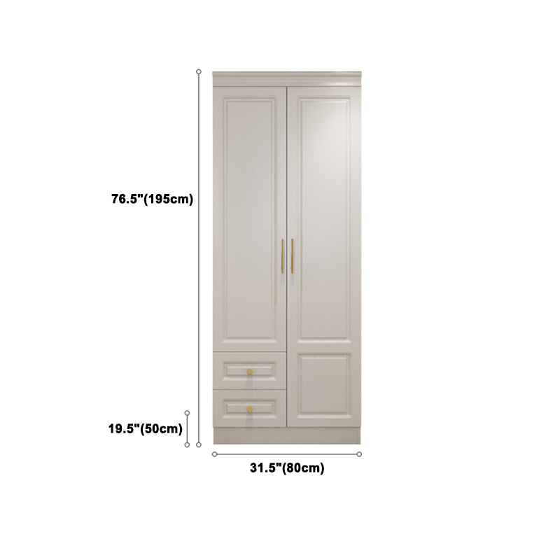 Contemporary Wooden Wardrobe Soft Close Drawer Wardrobe Closet for Bedroom