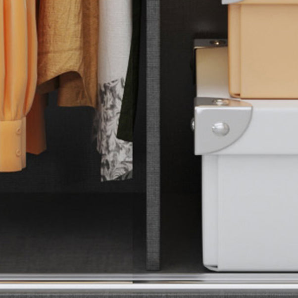 Bedroom Sliding Door Storage Cabinet Manufactured Wood Modern Cabinet