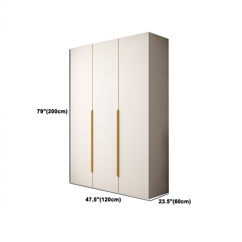 Contemporary Style Wardrobe Armoire Engineered Wood Wardrobe for Home