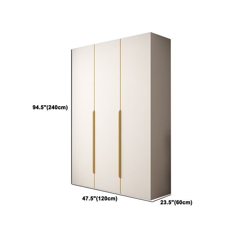 Contemporary Style Wardrobe Armoire Engineered Wood Wardrobe for Home