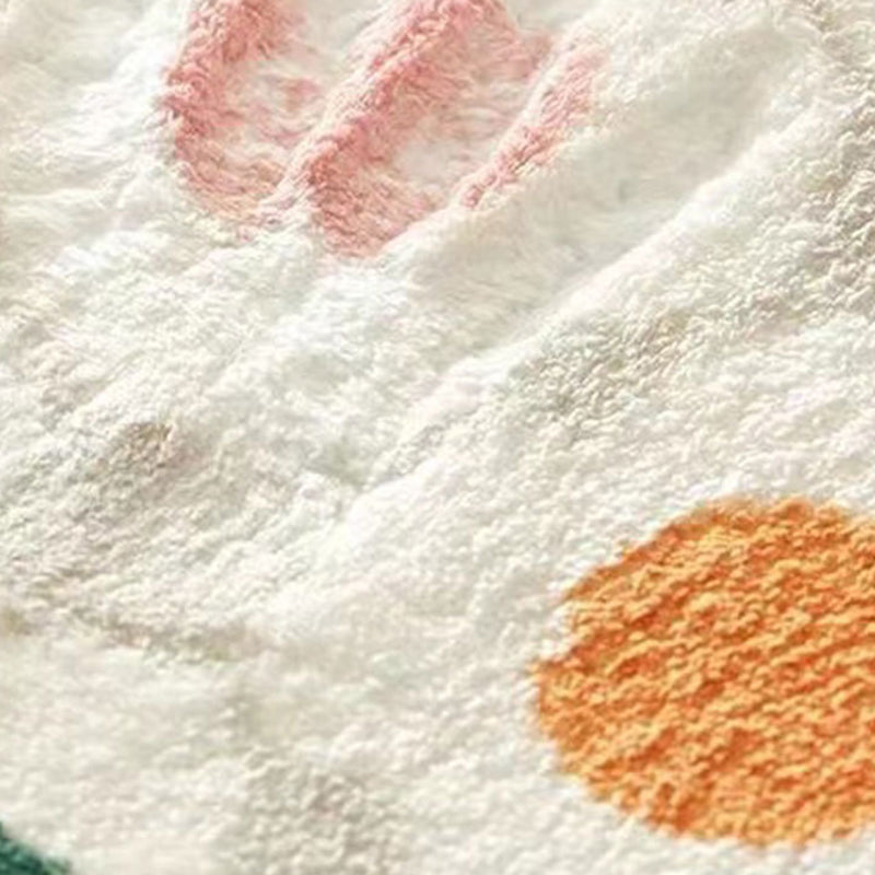 Classical European Rug Medallion Print Carpet Polyester Stain Resistant Rug for Home Decor