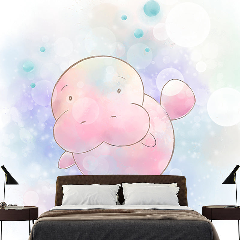 Illustration Stain Resistant Wallpaper Animals Living Room Wall Mural