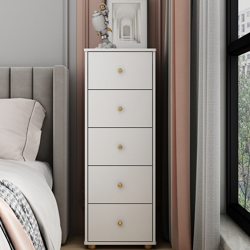 Contemporary Style Engineer Wood Dresser Vertical Bedroom Lingerie Chest with Drawer