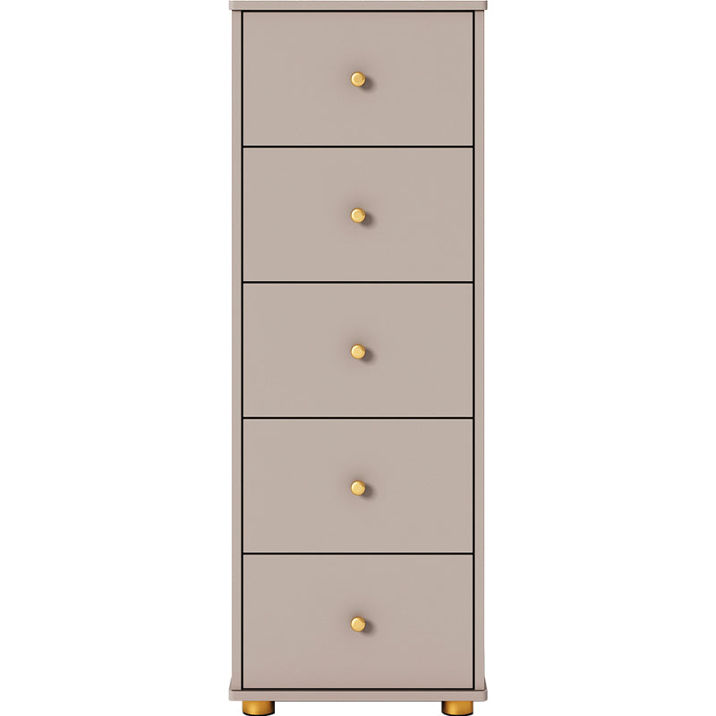 Contemporary Style Engineer Wood Dresser Vertical Bedroom Lingerie Chest with Drawer