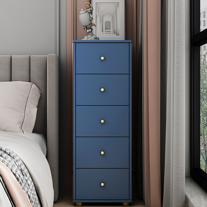 Contemporary Style Engineer Wood Dresser Vertical Bedroom Lingerie Chest with Drawer