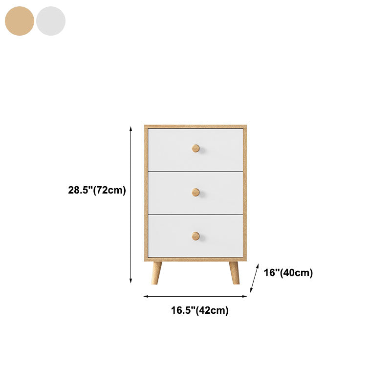 Wood Contemporary Vertical Dresser Bedroom Lingerie Chest Dresser with Drawer