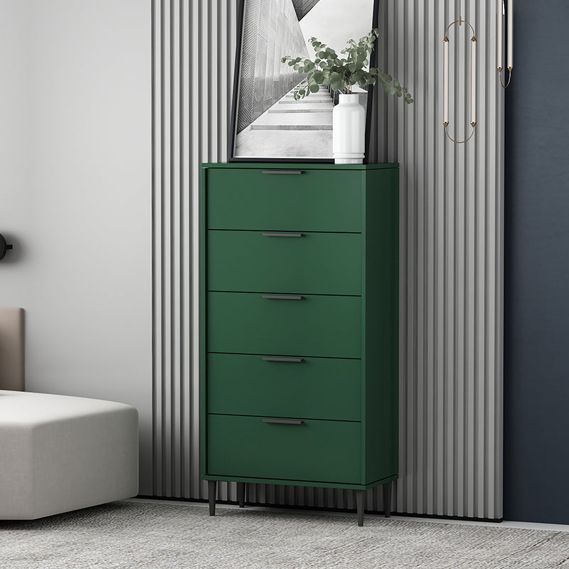 Vertical Wood Contemporary Dresser Bedroom Lingerie Chest Dresser with Drawer