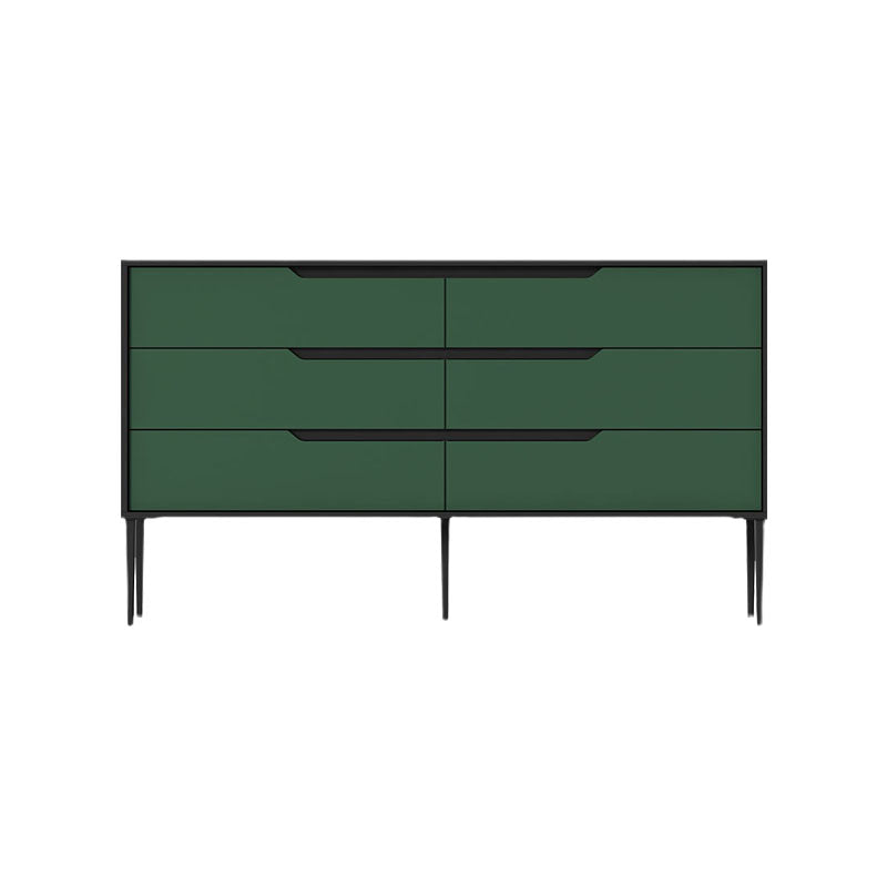 Contemporary Horizontal Wood Dresser Bedroom Lingerie Chest Dresser with Drawer