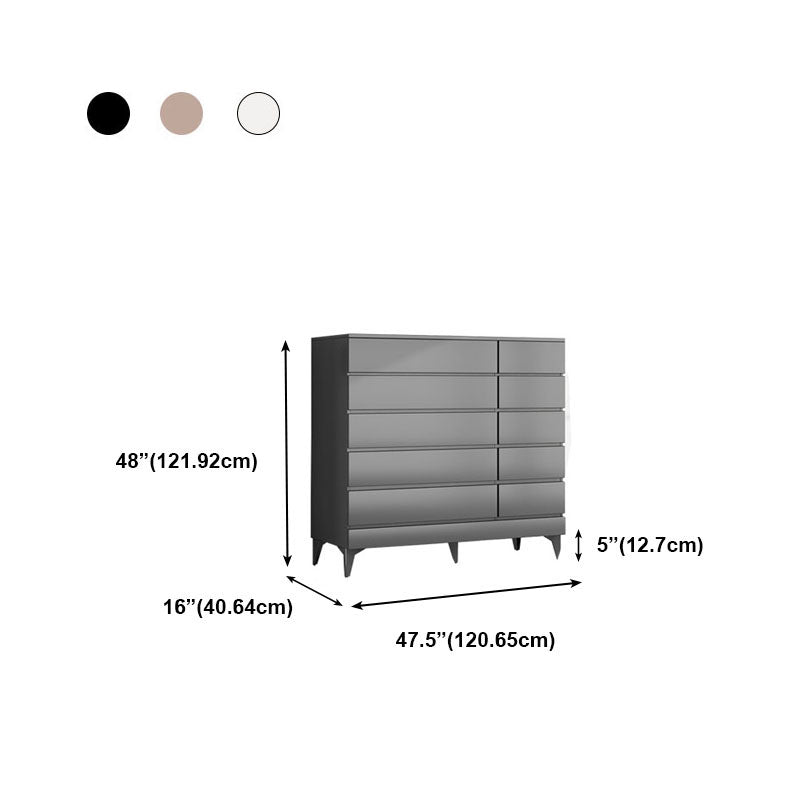 Engineer Wood Contemporary Dresser Bedroom Storage Chest Dresser with Drawer
