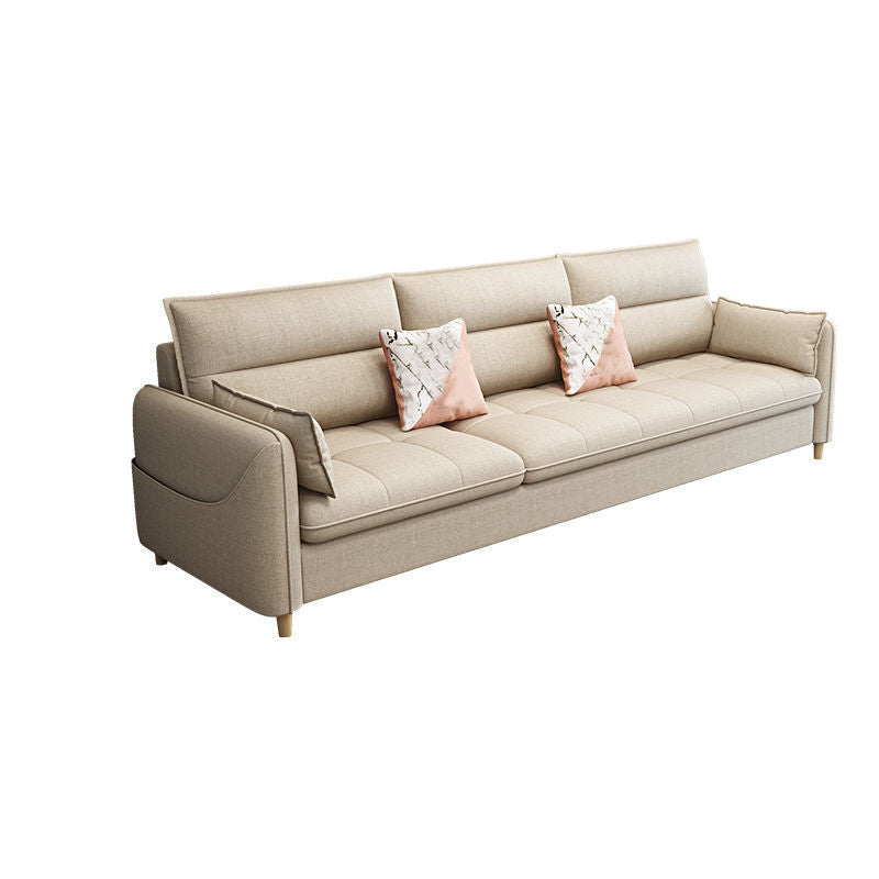 Scandinavian Removable Cushions Square Arm Sofa/Sectionals with Storage