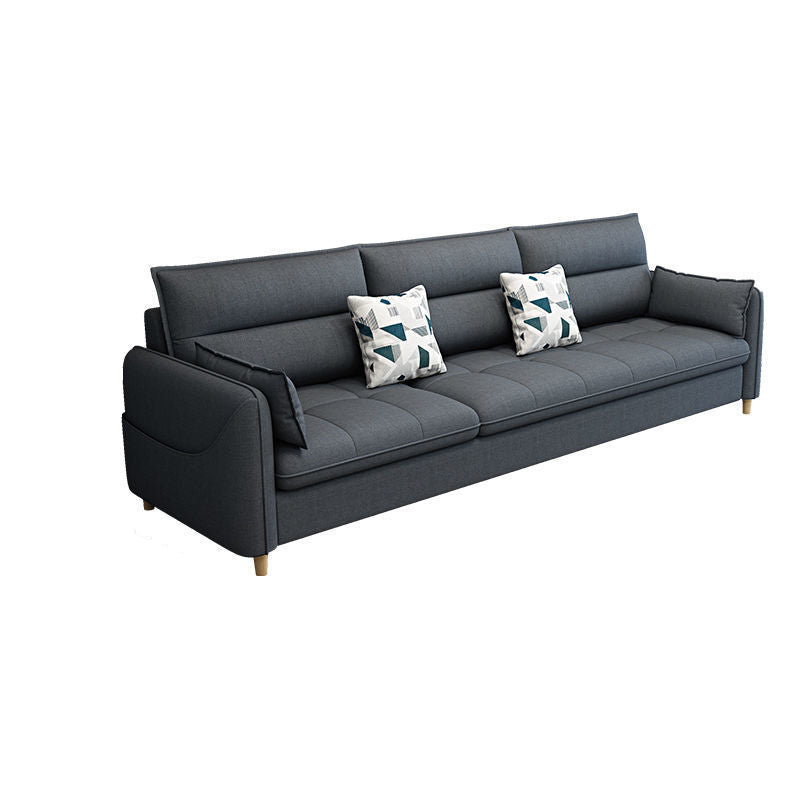Scandinavian Removable Cushions Square Arm Sofa/Sectionals with Storage