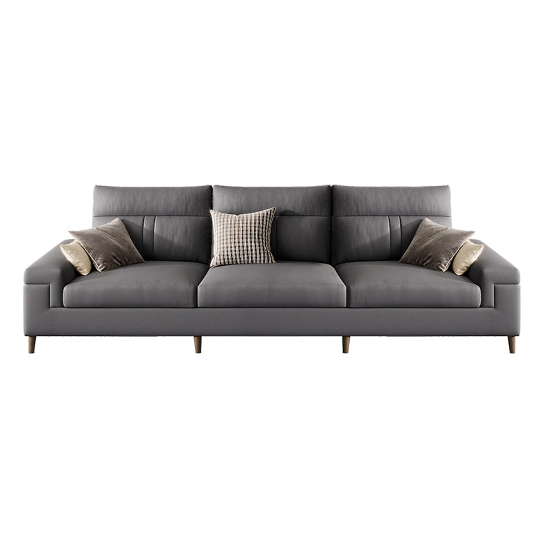 Fabric Pillow Top Arm Sectional Sofa 33.46"High Cushion Back Sofa with Storage